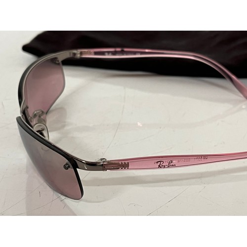 303 - Pair of Ray Ban sunglasses model 3271 with rose lenses.

This lot is available for in-house shipping