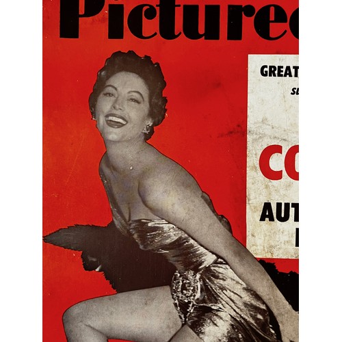 317 - Cinema related ephemera, adverting card poster for Picturegoer Magazine 36.5 cm x 24 cm

This lot is... 