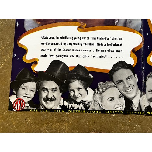 321 - Promotional advertising poster wartime film A Little Bit of heaven. 55 cm x 42 cm.

This lot is avai... 