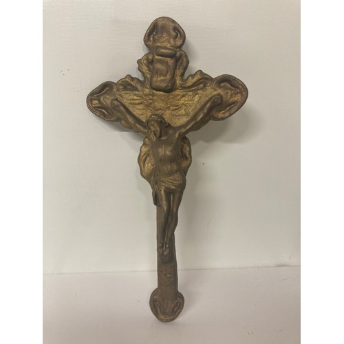 328 - Religious icon, Jesus on the cross 14 inches high

This lot is available for in house shipping