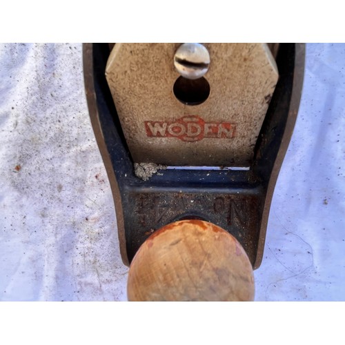 347 - Collection of woodworking and carpentry tools, Woden No 4 plane 

This lot is available for in-house... 