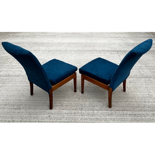 61 - Mid century furniture, a pair of Parker Knoll salon chairs.

This lot is collection only