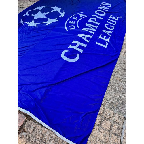 371 - Sporting Collectable, large original UEFA Champions League Football flag, great banner for the sport... 