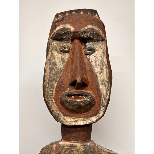 2 - Large Tribal art carved figure 95 cm high.

This lot is available for in-house shipping