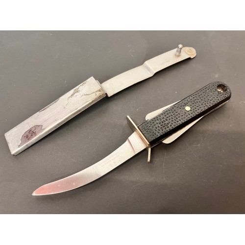 66 - Militaria, a metal sheathed British escape knife for RAF aircrew and Army parachutists.

This lot is... 