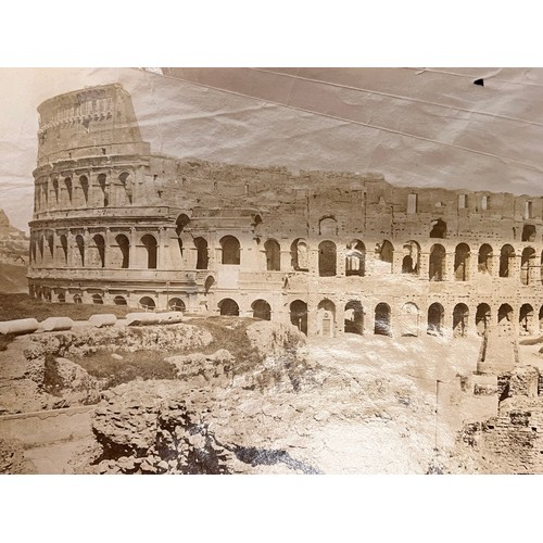 84 - Collection of large Grand tour photographic images from Italy.

This lot is available for in-house s... 