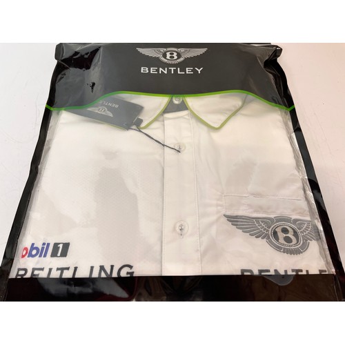 92 - Automobilia, Breitling Team Bentley Le Mans motor racing team shirt XL unopened.

This lot is availa... 