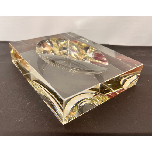 104 - Mid century glass desktop storage dish.

14 cm x 10.5 cm

This lot is available for in-house shippin... 