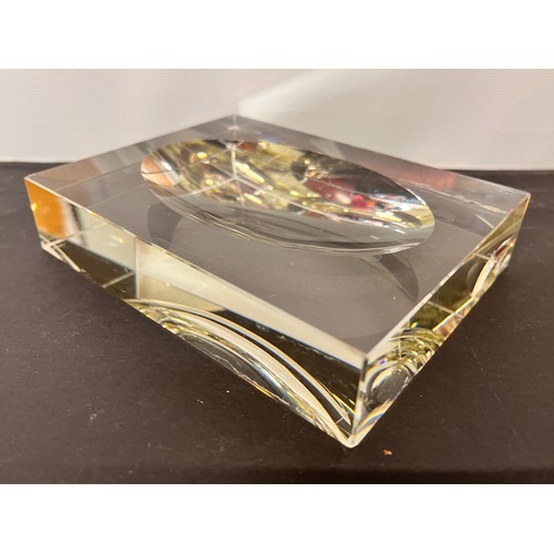 104 - Mid century glass desktop storage dish.

14 cm x 10.5 cm

This lot is available for in-house shippin... 