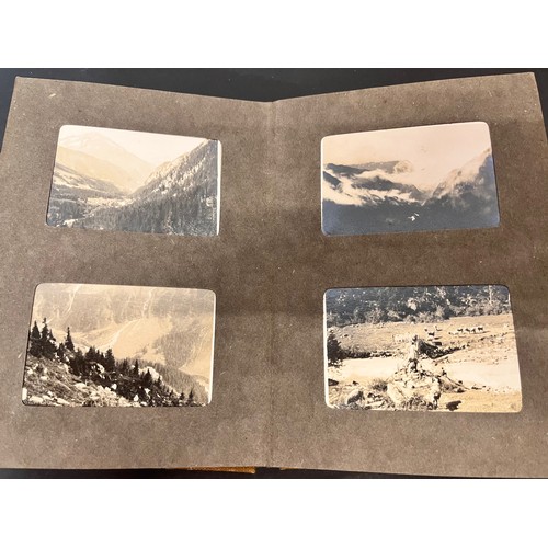 116 - Photograph album dated 1930-31 featuring Alpine mountaineering, Cambridge University and European ar... 