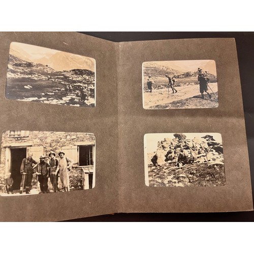 116 - Photograph album dated 1930-31 featuring Alpine mountaineering, Cambridge University and European ar... 