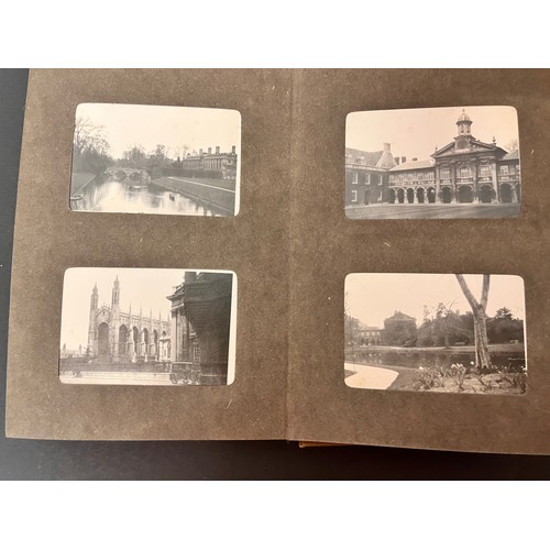 116 - Photograph album dated 1930-31 featuring Alpine mountaineering, Cambridge University and European ar... 