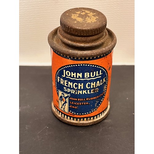 120 - Automobilia etc, Mixed lot includes an advertising tin for John Bull French chalk, and a three drawe... 