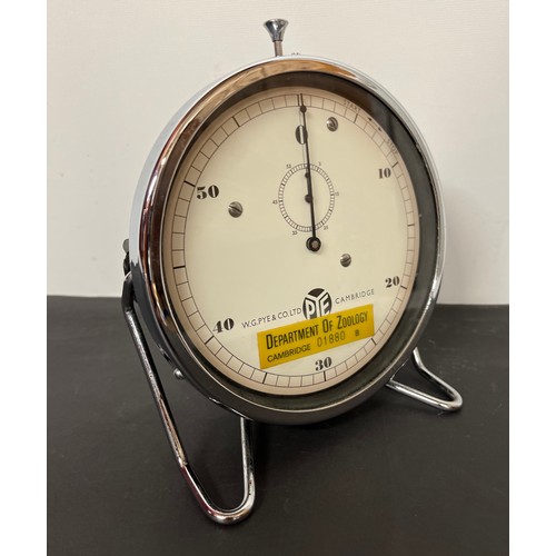 131 - Large Pye brand stop clock marked for Cambridge University Department of Zoology

This lot is availa... 