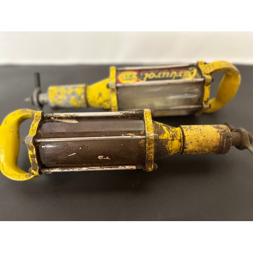 132 - Automobilia pair of Carburol performance oil injectors from a garage forecourt service station.

Eac... 