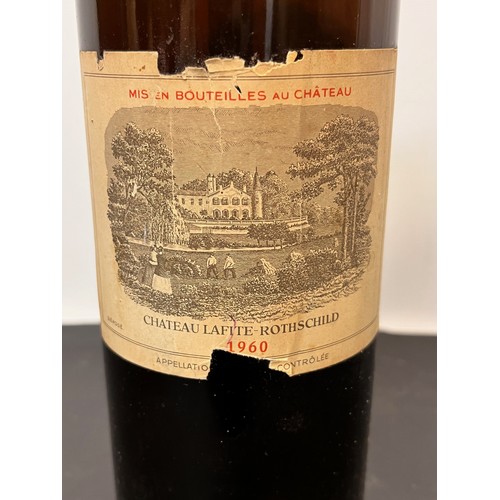 143 - Single bottle of vintage wine, Chateau Lafite-Rothschild 1960.

This lot is available for in-house s... 