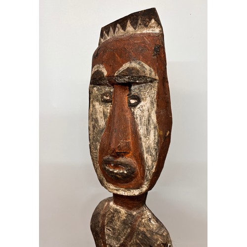 2 - Large Tribal art carved figure 95 cm high.

This lot is available for in-house shipping