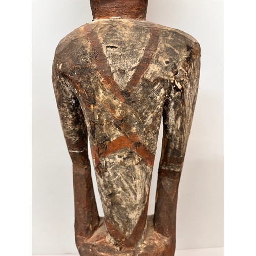 2 - Large Tribal art carved figure 95 cm high.

This lot is available for in-house shipping