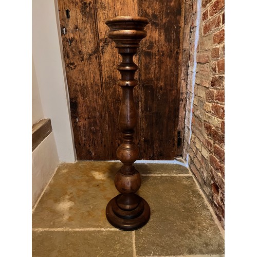 3 - Large turned wooden candle stand

This lot is available for in-house shipping