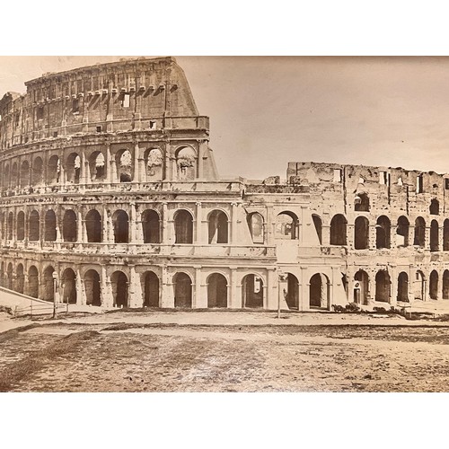 161 - Collection of large Grand tour photographic images from Italy.

This lot is available for in-house s... 