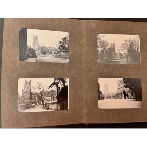 188 - Photograph album dated 1930-31 featuring Alpine mountaineering, Cambridge University and European ar... 