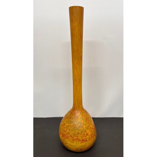 11 - Studio art glass vase 40 cm high 

This lot is available for in-house shipping