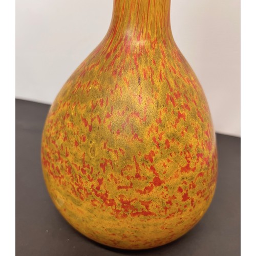 11 - Studio art glass vase 40 cm high 

This lot is available for in-house shipping