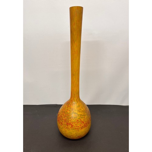 11 - Studio art glass vase 40 cm high 

This lot is available for in-house shipping