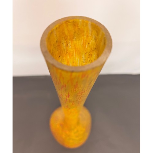 11 - Studio art glass vase 40 cm high 

This lot is available for in-house shipping