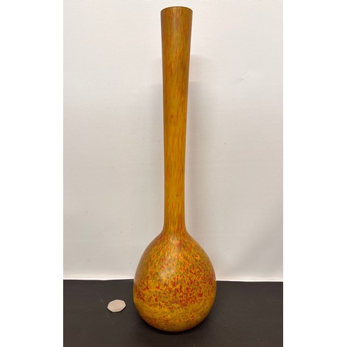 11 - Studio art glass vase 40 cm high 

This lot is available for in-house shipping