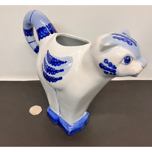 12 - Art Deco studio pottery jug in the form of a cat, 21 cm high


This lot is available for in-house sh... 