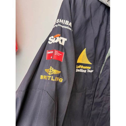 83 - Vintage clothing, sporting, promotional work wear, Lufthansa Sailing team deck coat, made by top end... 