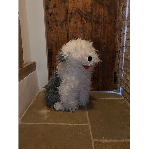 98 - Toys and Games, a large Dulux promotional Sheepdog made by Deans, 70 cm high.

This lot is available... 