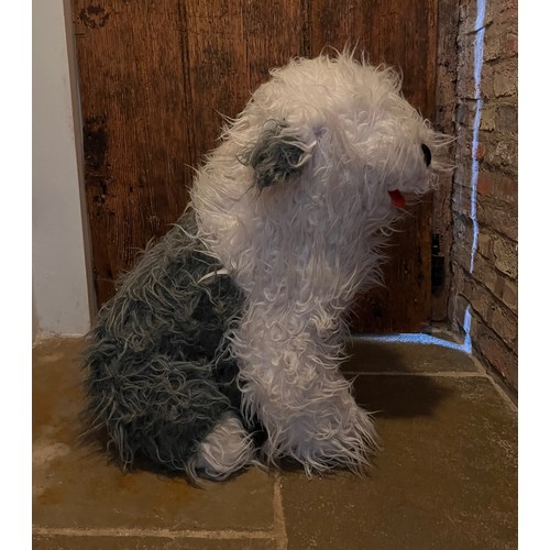 98 - Toys and Games, a large Dulux promotional Sheepdog made by Deans, 70 cm high.

This lot is available... 