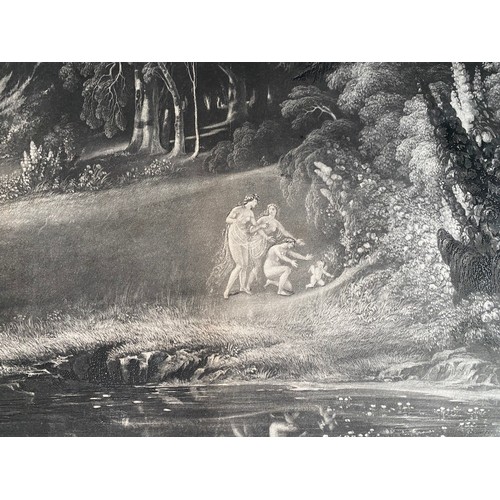 379 - C19th painting by John Martin: ‘The Paphian Bower’. A Mezzotint / Etching from the Original Painting... 