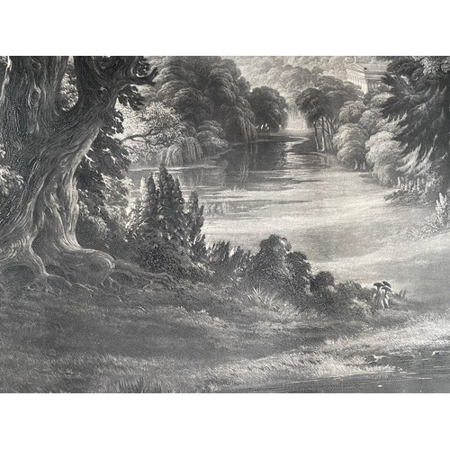 379 - C19th painting by John Martin: ‘The Paphian Bower’. A Mezzotint / Etching from the Original Painting... 