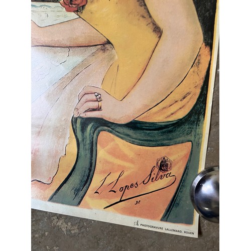 402 - Breweryania ephemera, a  French advertising poster for Benedictine Liqueur, 66.5 cm x 48 cm

In hous... 