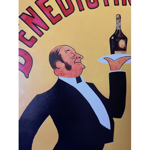 404 - Breweryania ephemera, a French art deco advertising poster for Benedictine Liqueur, 66 cm x 42 cm.

... 