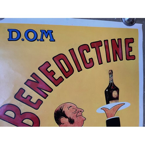 404 - Breweryania ephemera, a French art deco advertising poster for Benedictine Liqueur, 66 cm x 42 cm.

... 