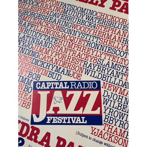 409 - 1970's Music Festival advertising poster Jazz at the Ally Pally London 76 cm x 51 cm.

In house ship... 