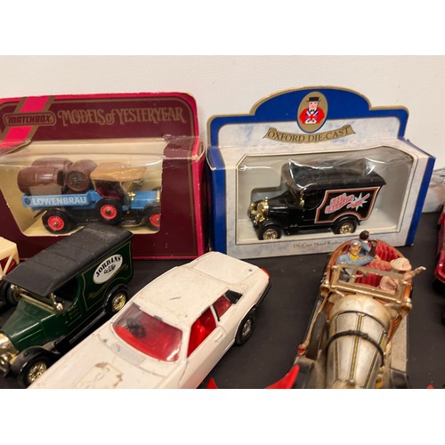 428 - Die cast model cars and motorcycles, 007 Aston, Chitty, Chitty, Bang, Bang, etc, Matchbox Dinky Corg... 