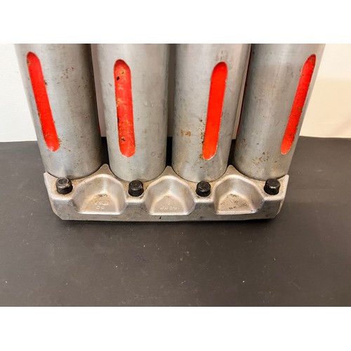 433 - WWII Militaria, british army, RAF training rounds for a Bofors Gun anti aircraft gun, 4 rounds each ... 