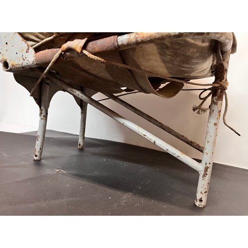 435 - Militaria, RAF,  Aviation aeronautical interest, pre war vintage aircraft seat. Possibly from a De h... 
