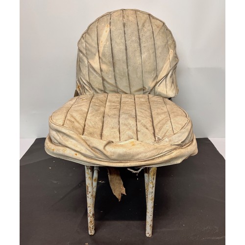 435 - Militaria, RAF,  Aviation aeronautical interest, pre war vintage aircraft seat. Possibly from a De h... 
