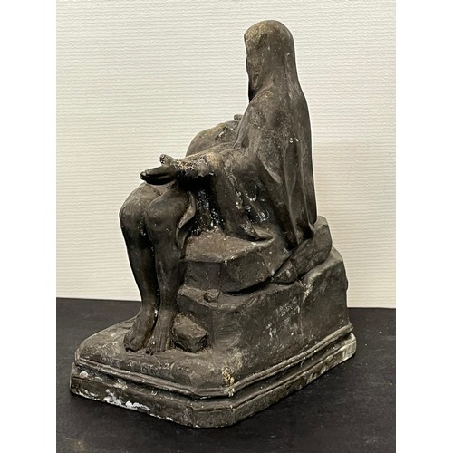 20 - Small cast sculpture of The Pieta.

This lot is available for in-house shipping