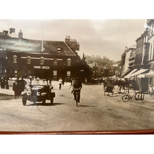 223 - Three large photographic prints of Newmarket environs. 67 cm x 48 cm framed.

These are available fo... 