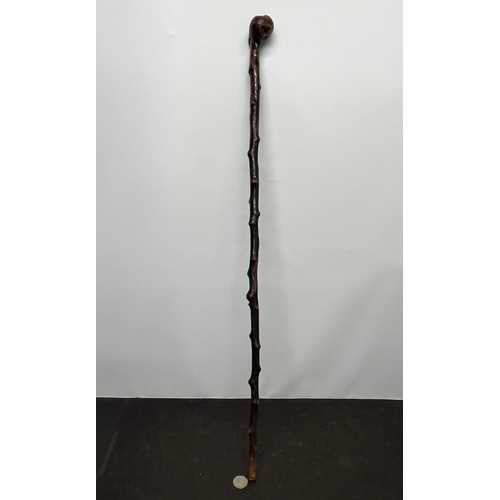 78 - Hardwood walking cane, 92 cm long

This lot is available for in-house shipping