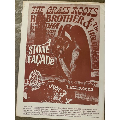 317 - Ephemera, Psychedelic Art, Americana, 1960’s Music, Grateful Dead interest, Poster for a music conce... 