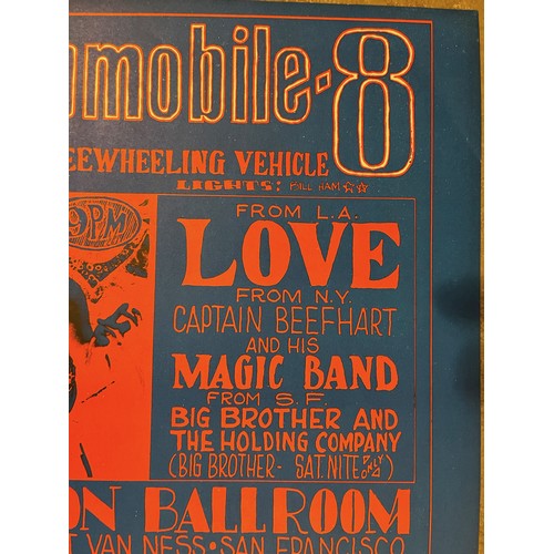 318 - Ephemera, Psychedelic Art, Americana, 1960’s Music, Grateful Dead interest, Poster for a music conce... 