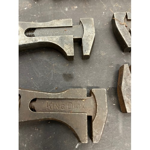 177 - Tools, mechanical engineering, motoring interest, six adjustable wrenches.

This lot is available fo... 